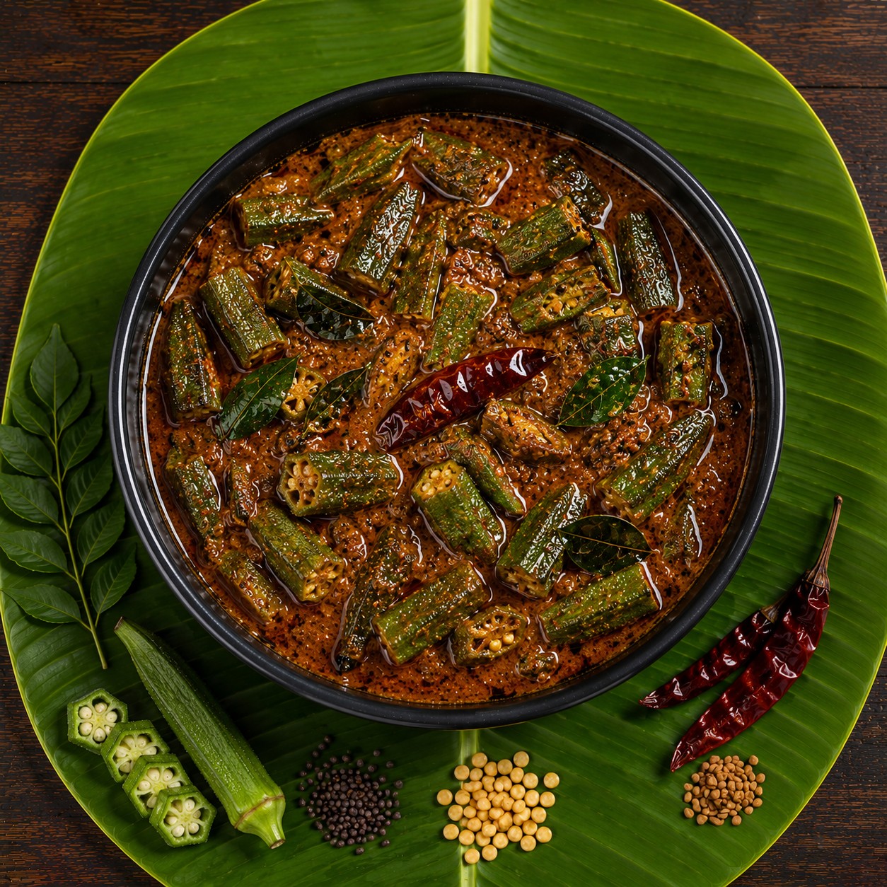 Vendakkai Kara Kuzhambu(Tamil Nadu Style)